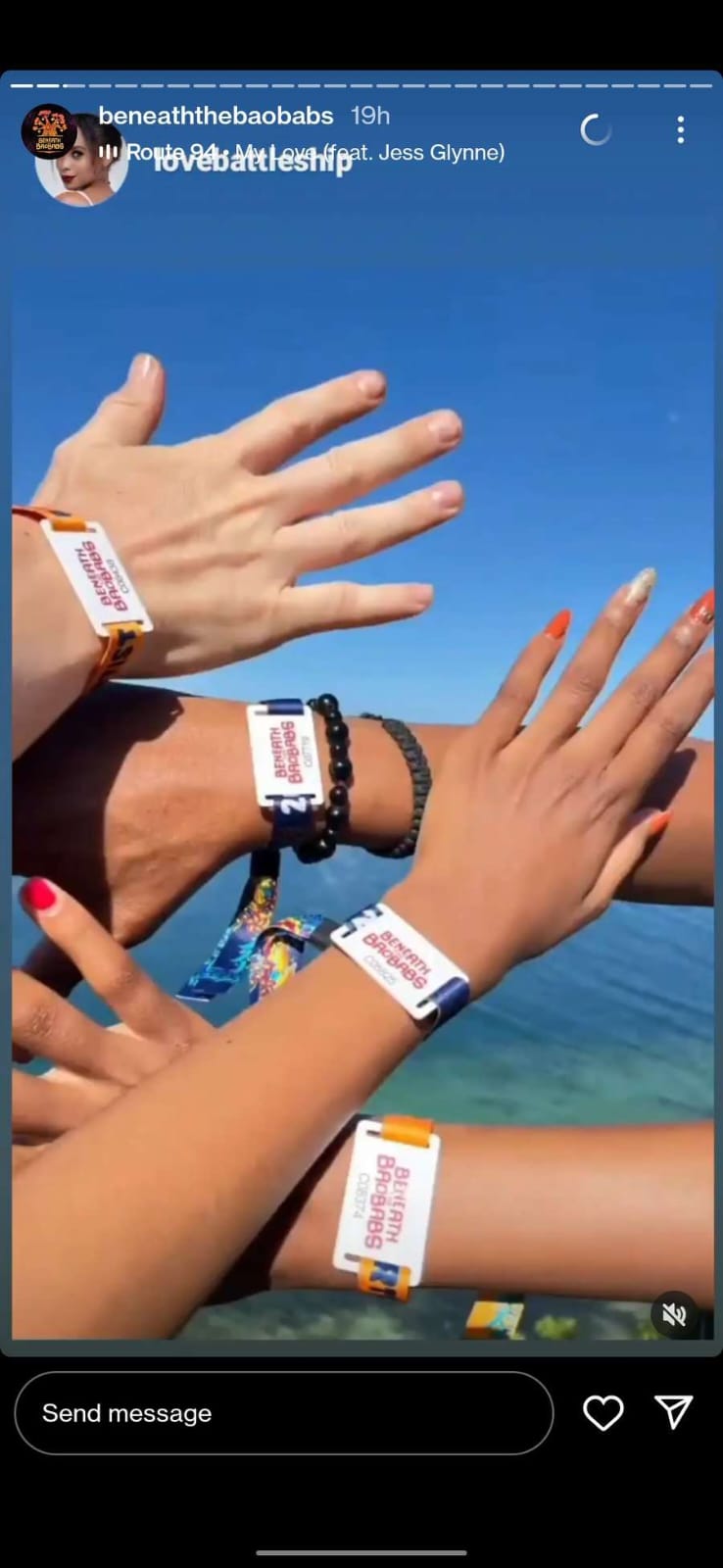 JasTap wristbands at event